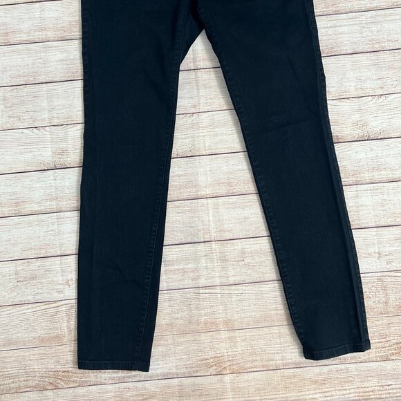 Michael Kors Women's Black Skinny Jeans Size 6 Designer Denim Pants with Zippers - Picture 5 of 10